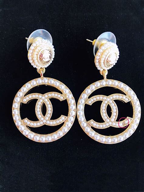 how to tell if chanel cc earrings are real|genuine Chanel earrings.